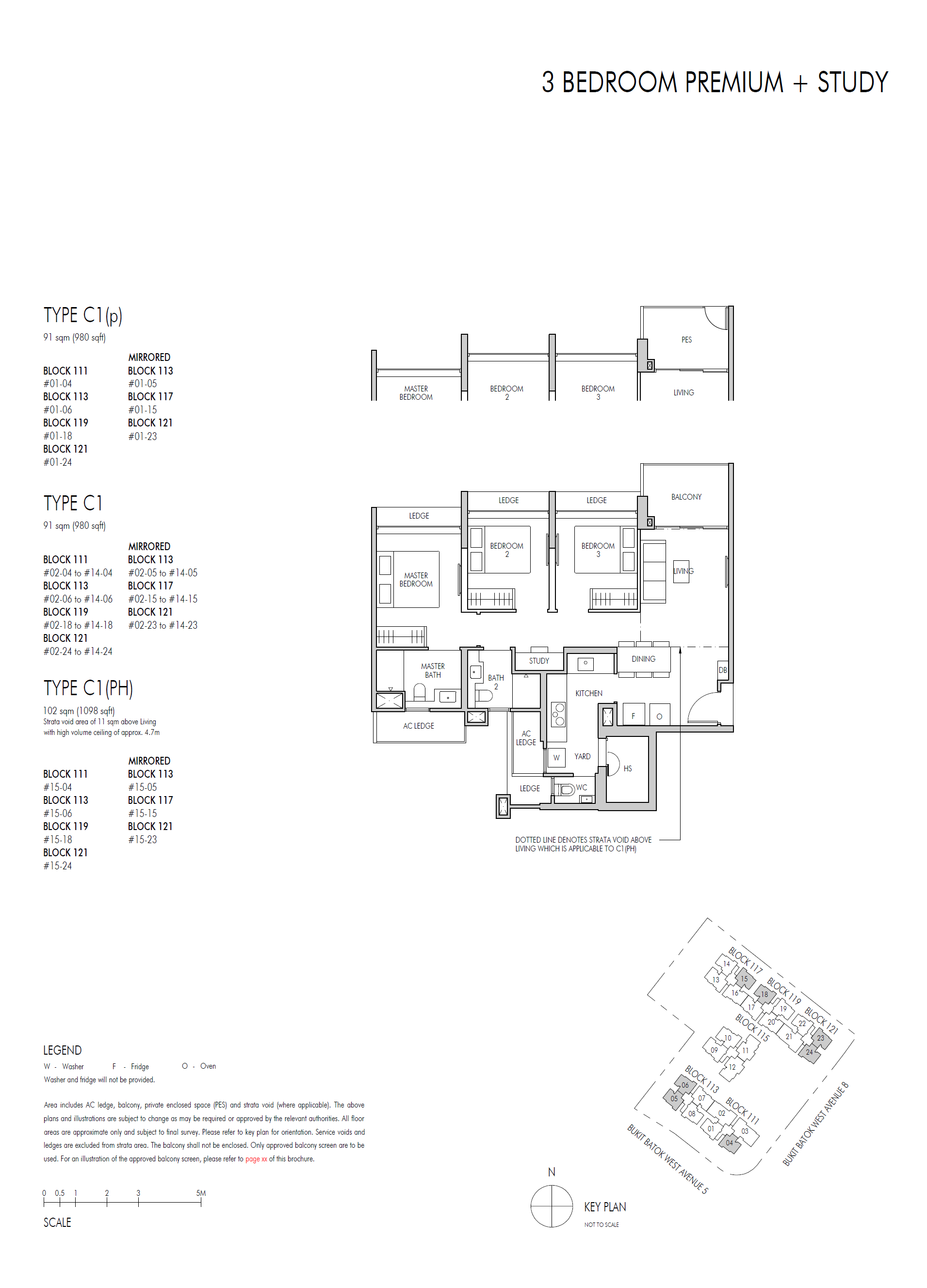 Altura 1 Bedroom Floor Plan 1