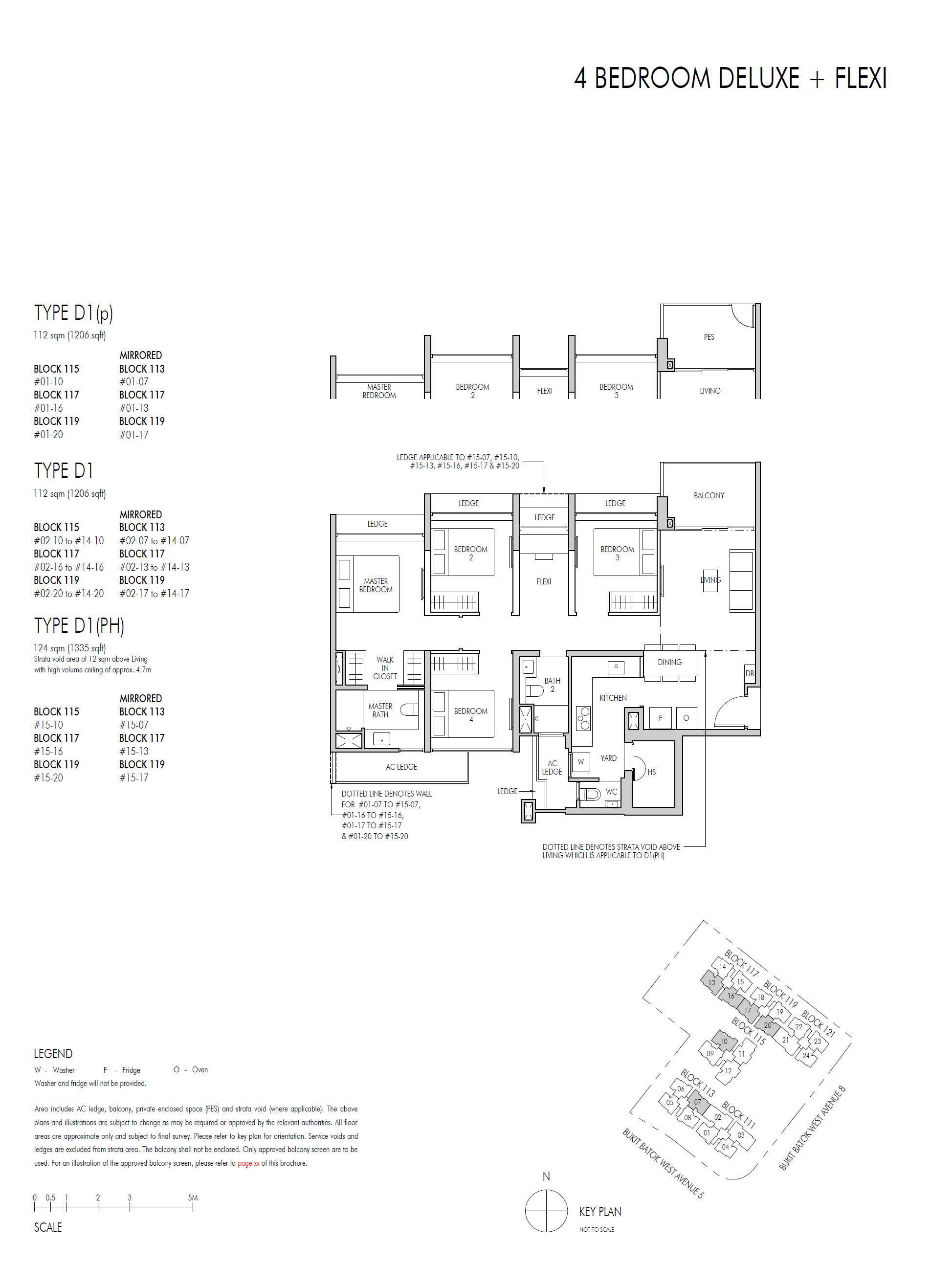 Altura 1 Bedroom Floor Plan 4